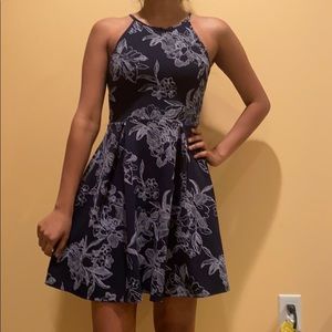 Floral Navy Blue Soprano Dress